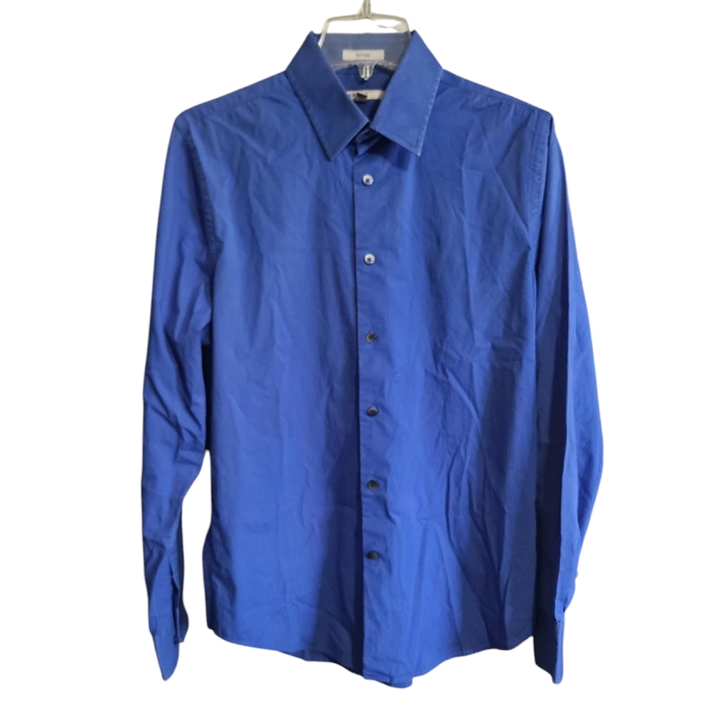 EXPRESS IMX BLUE men's dress shirt M